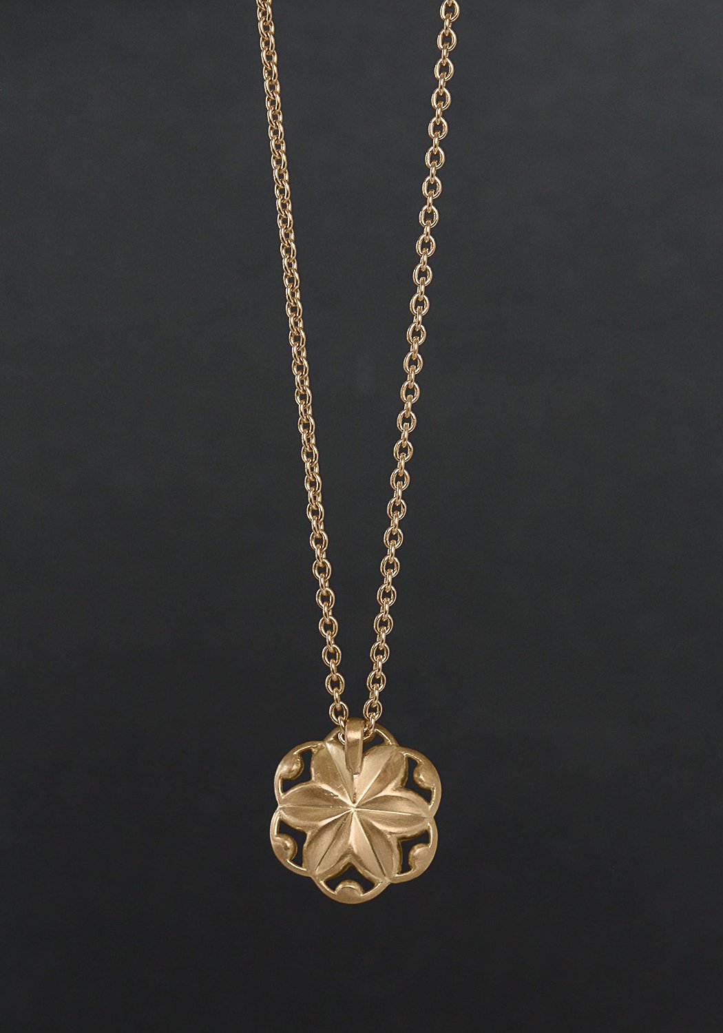 Emaille Anhänger Recycling Gold