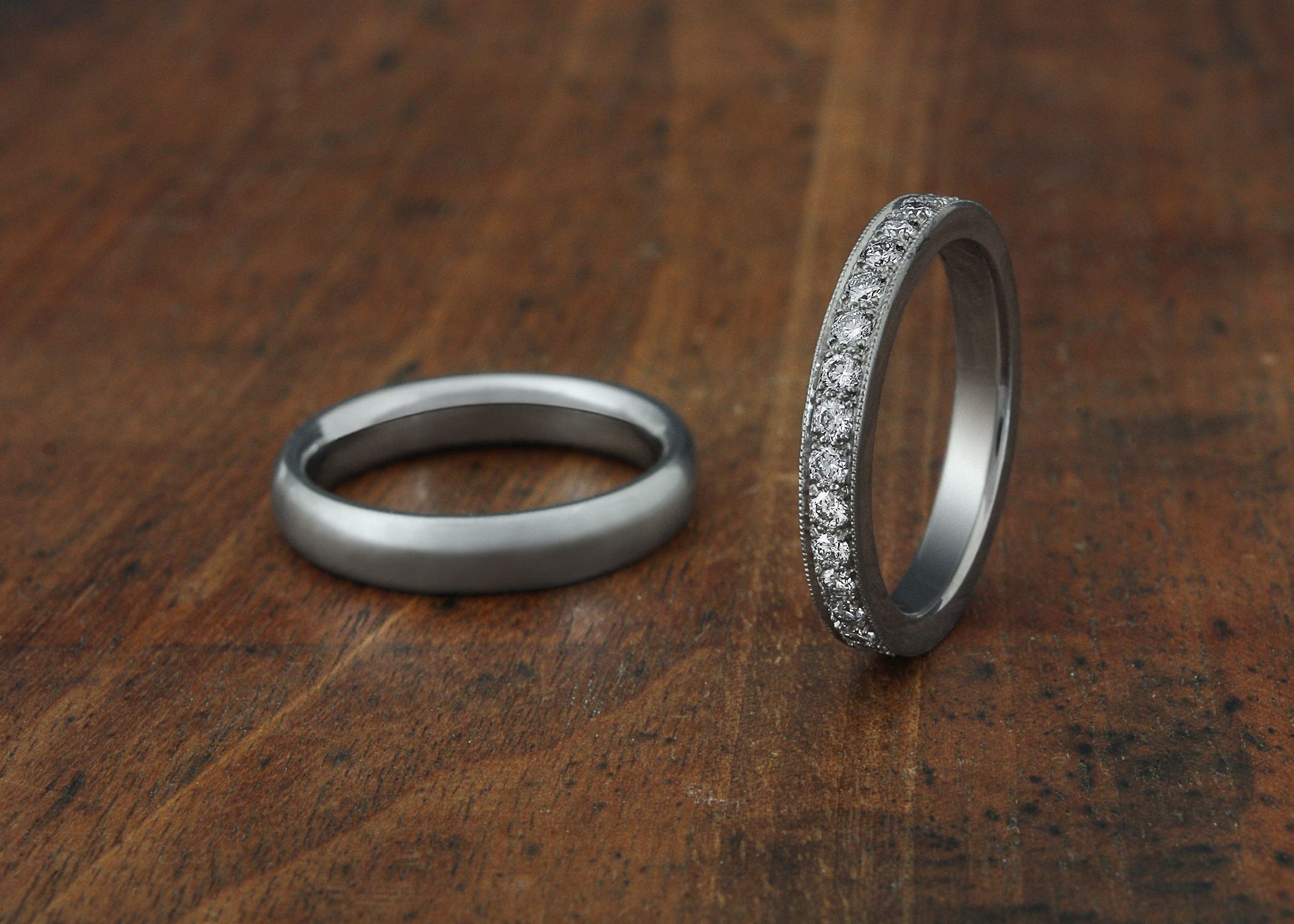 Eheringe Alliance Weissgold Brillianten