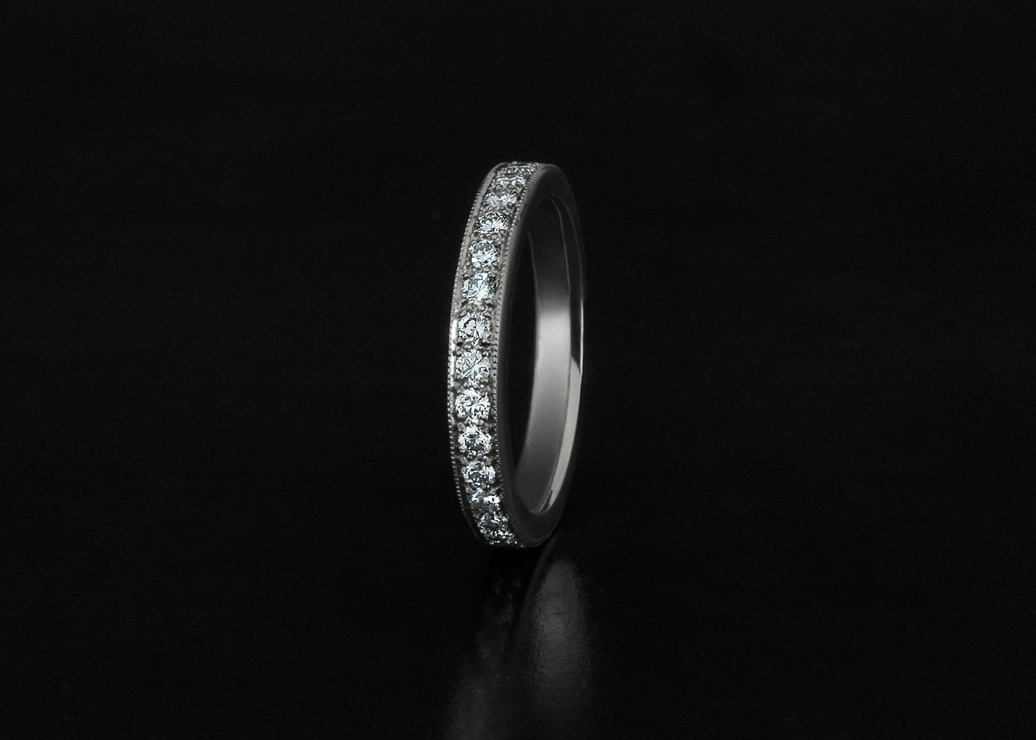 Ehering Alliance Weissgold Diamanten